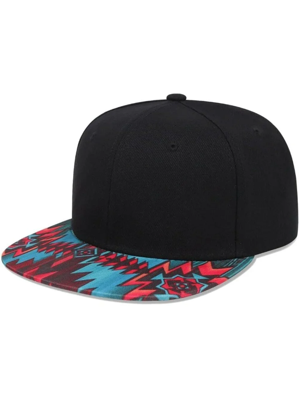 Unisex Light Wave Snapback Hat Hip Hop Style Colorful Adjustable Baseball Cap
